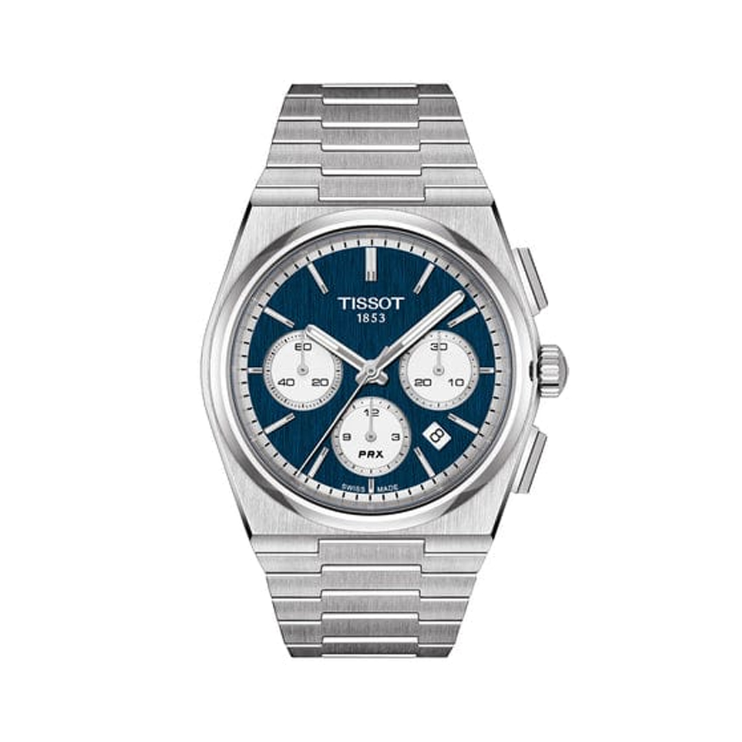 Silver Tissot 1853 PRX Chronograph Japan